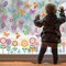 72 PCS Large Size Spring Window Clings Flowers Butterfly Windows Clings Decals Anti Collision Glass Windows Stickers for Baby Shower Decoration Party Supplies